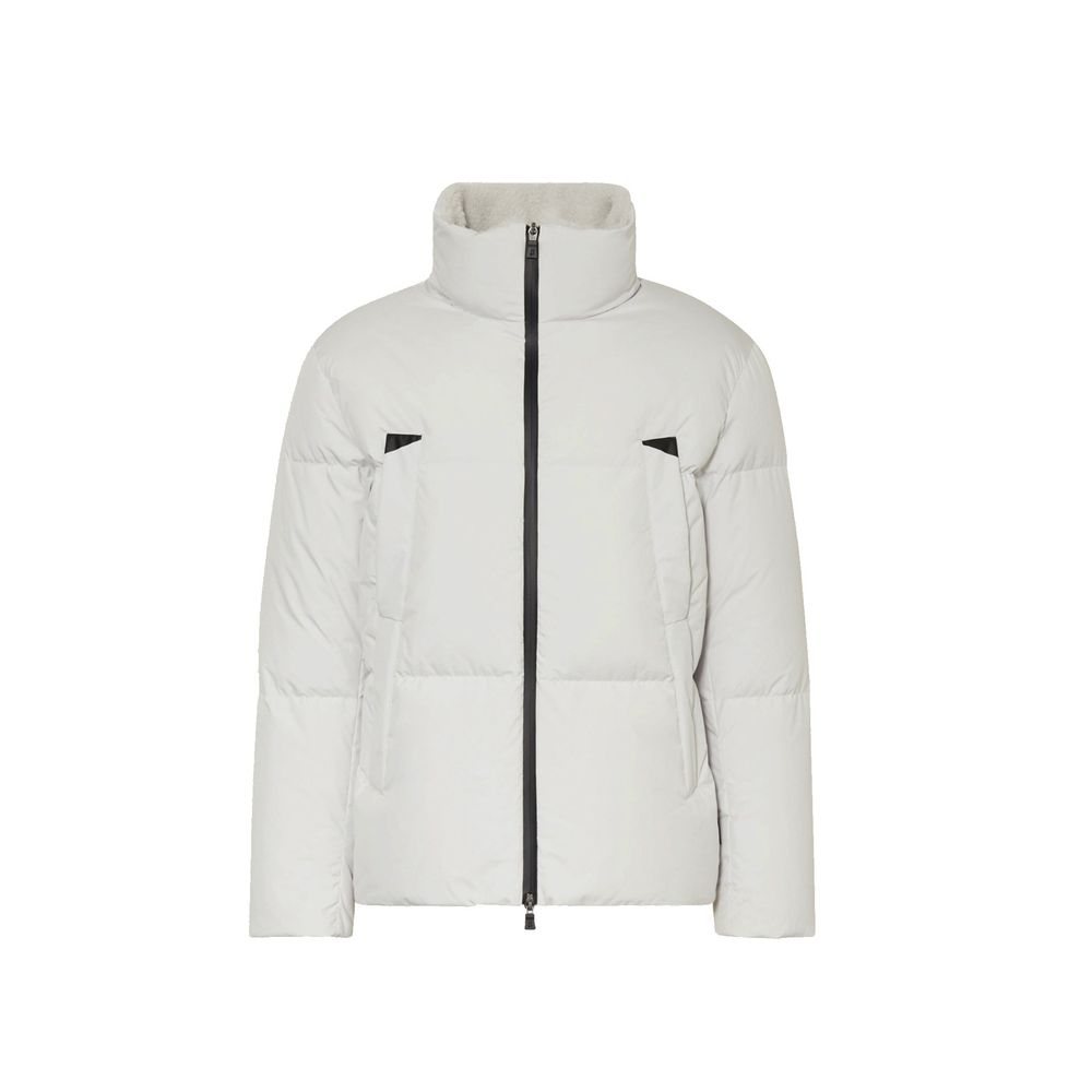 Herno Grauer Wollmantel