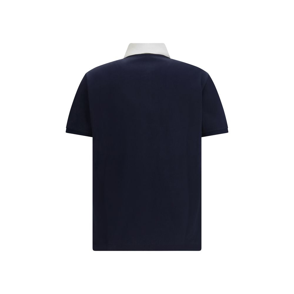 Gucci Blaues Baumwoll-Polohemd