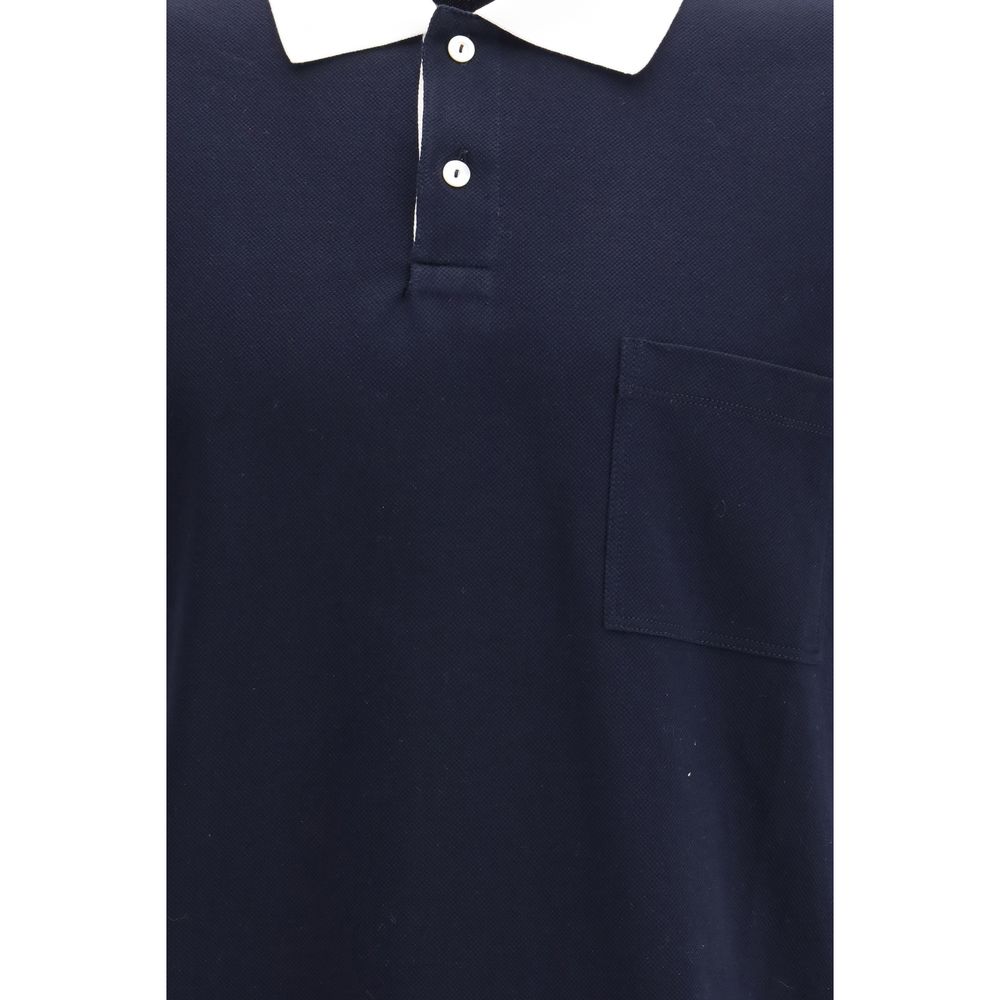 Gucci Blaues Baumwoll-Polohemd