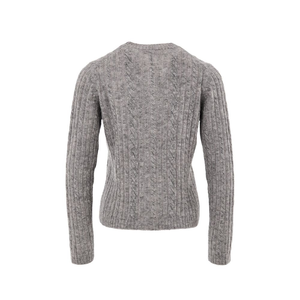 Gran Sasso Grauer Wollcardigan