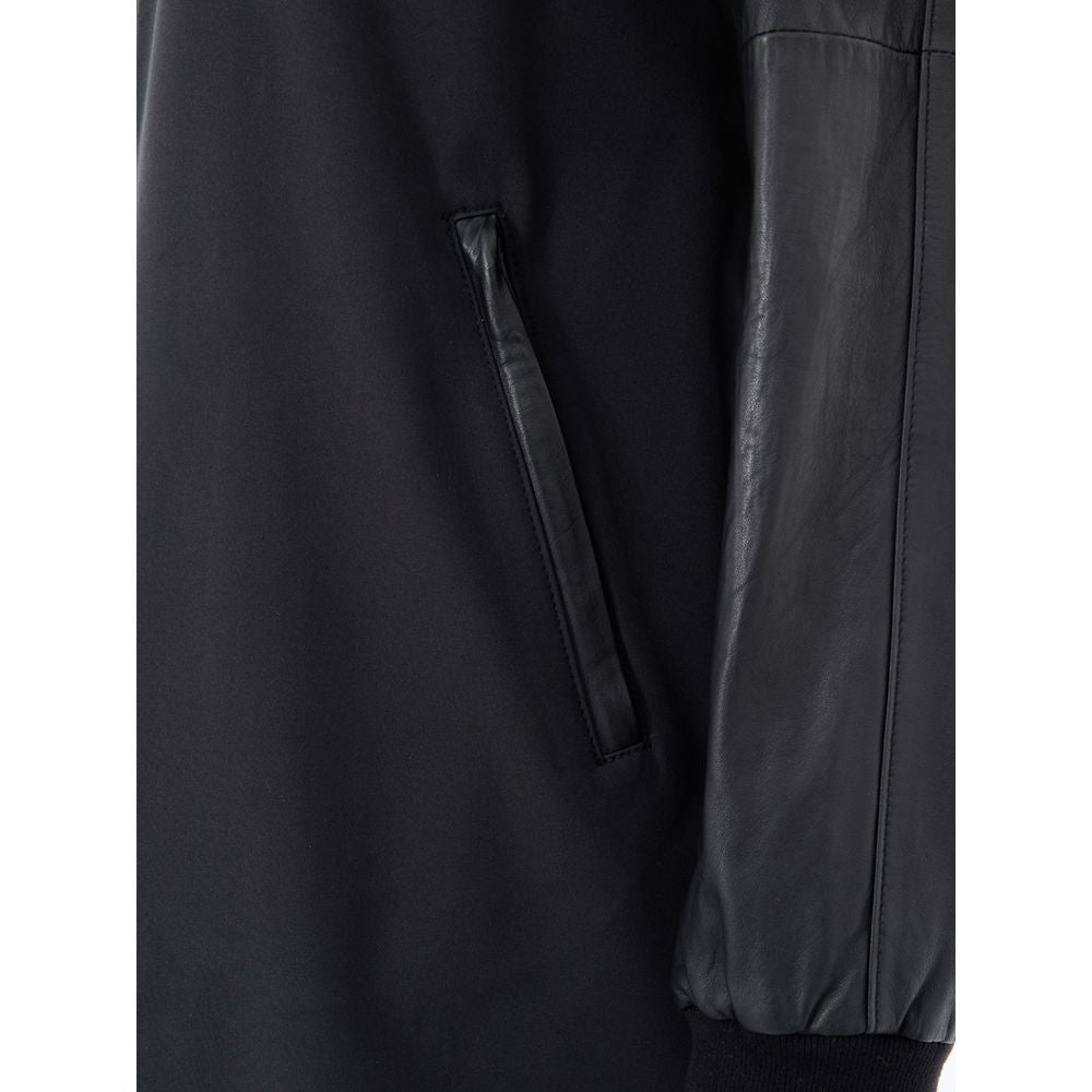 Moose Knuckles Schwarzer Parka aus Baumwolle
