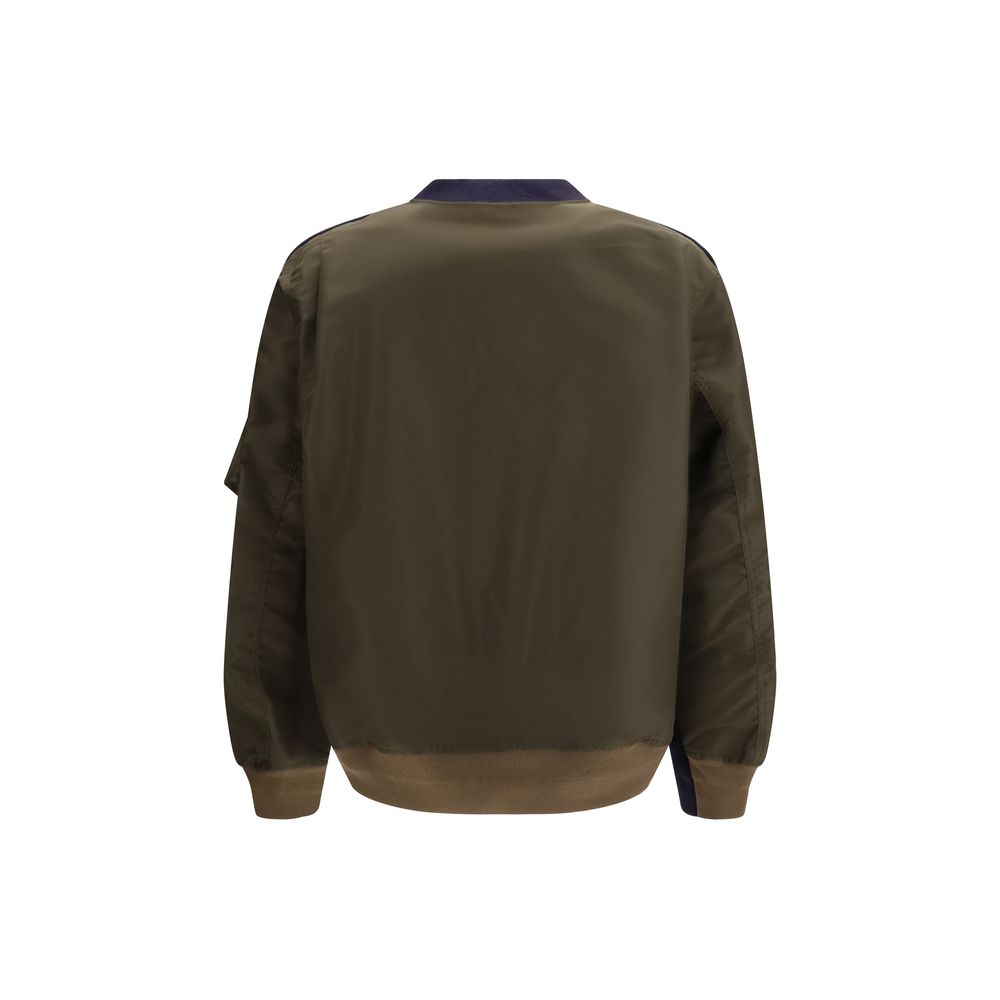 Sacai Blauer Baumwoll-Sweatshirt