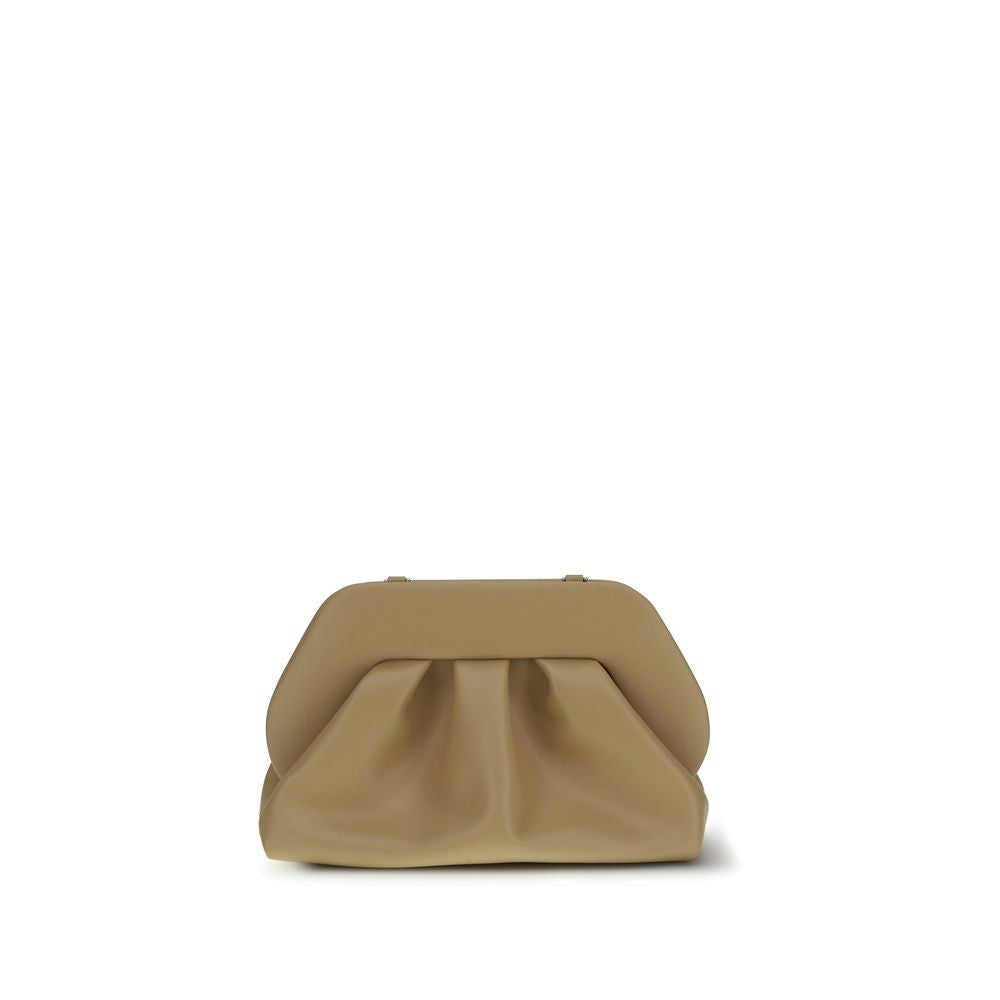 THEMOIRè Beige Clutch aus anderen Fasern