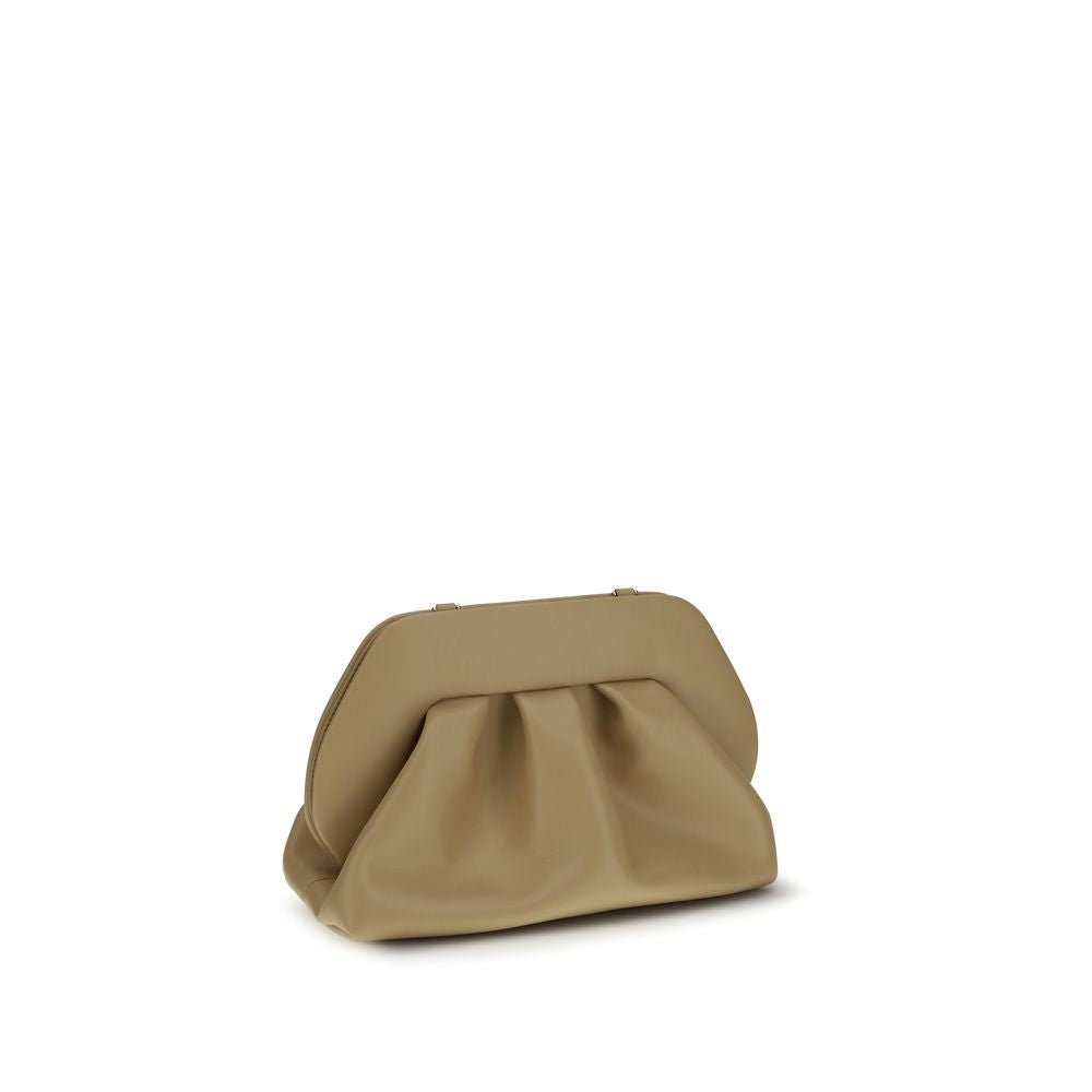 THEMOIRè Beige Clutch aus anderen Fasern