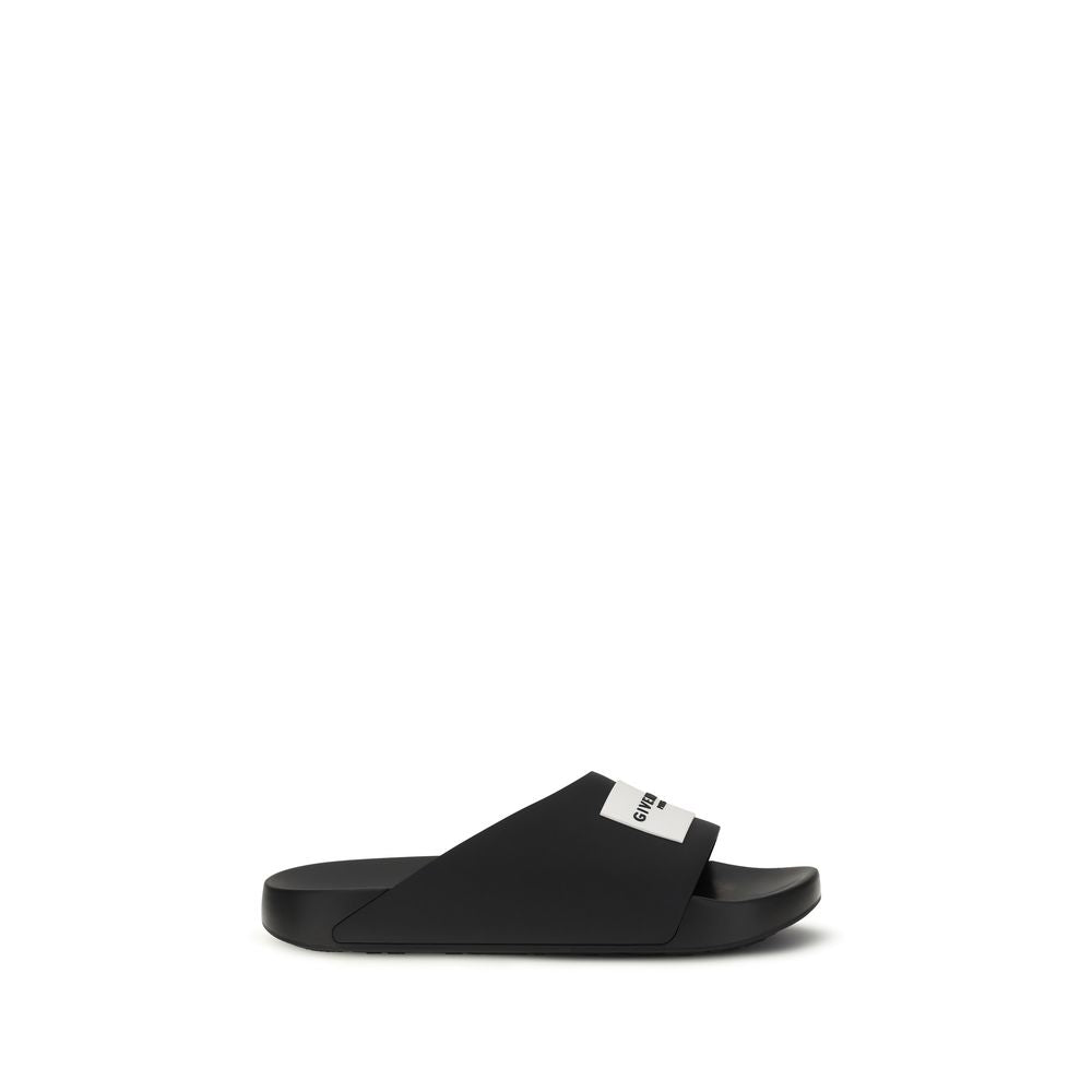 Givenchy Schwarze Gummipantoffeln