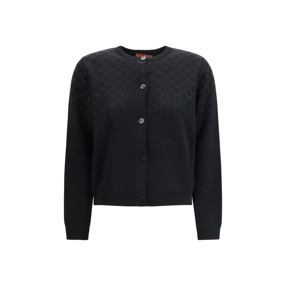 Gucci Schwarzer Wollcardigan