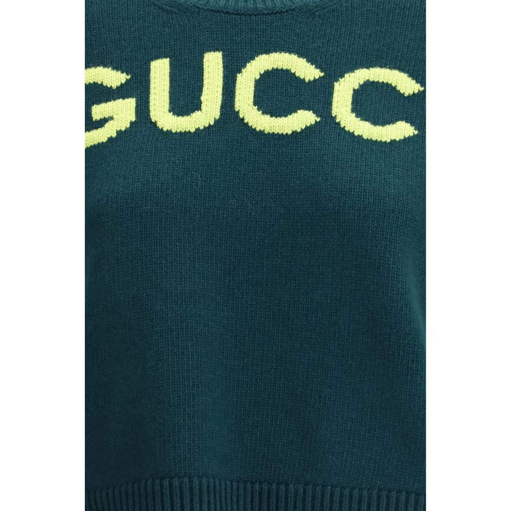 Gucci Zweifarbiger Wollpullover