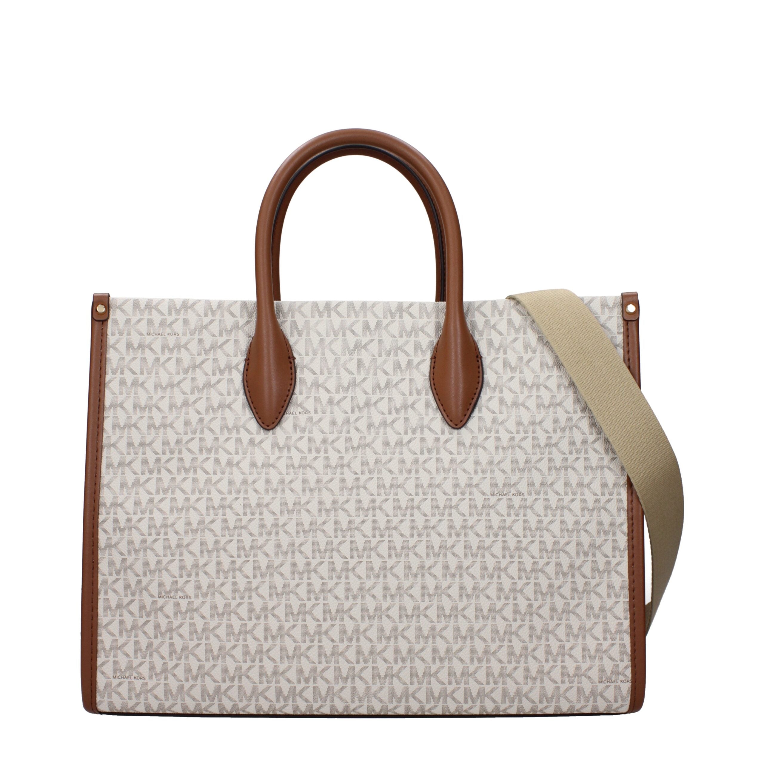 Michael Kors Beige Stoff-Handtasche