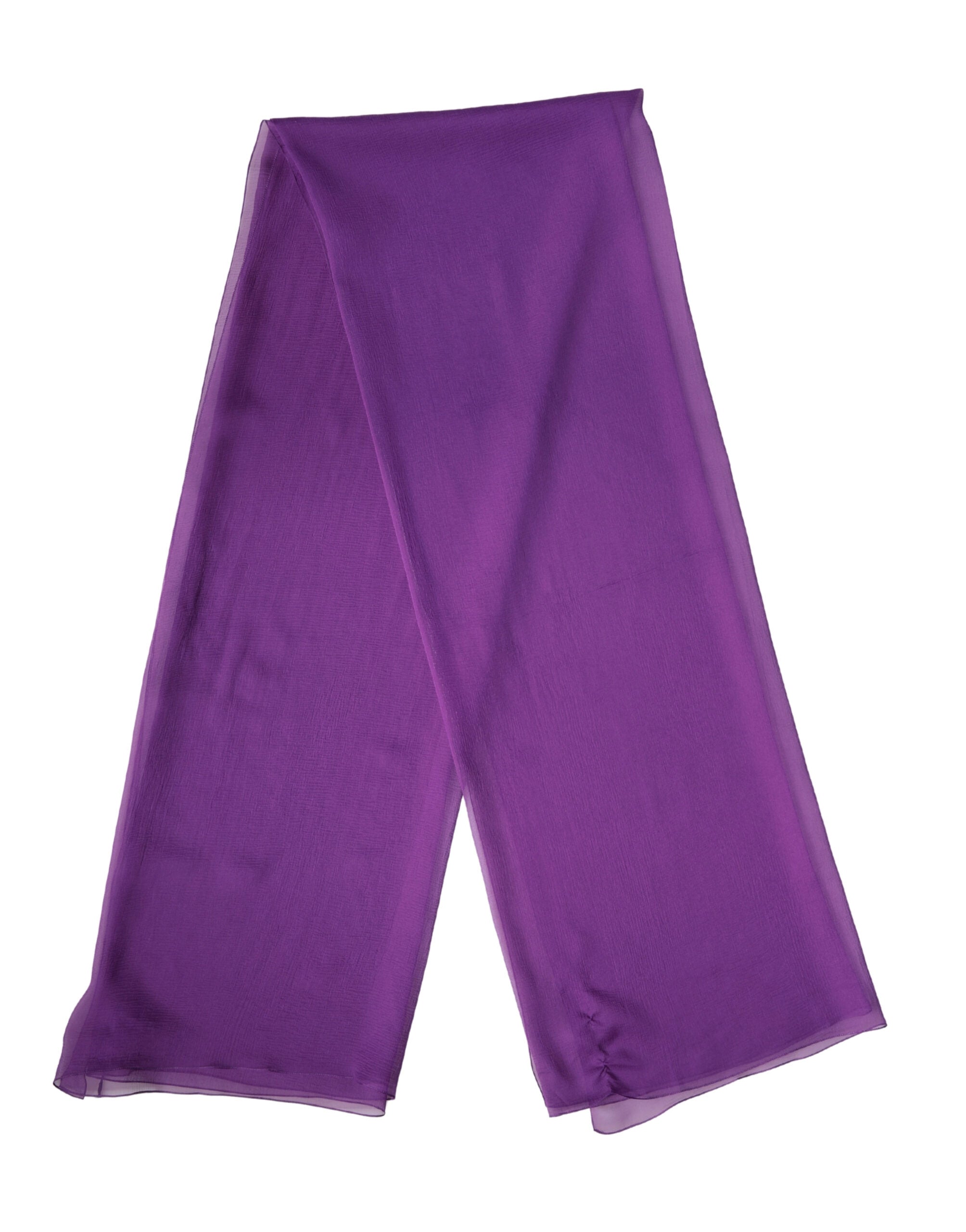 Dolce & Gabbana Lila Seidenschal Stola 200cm x 134cm Schal
