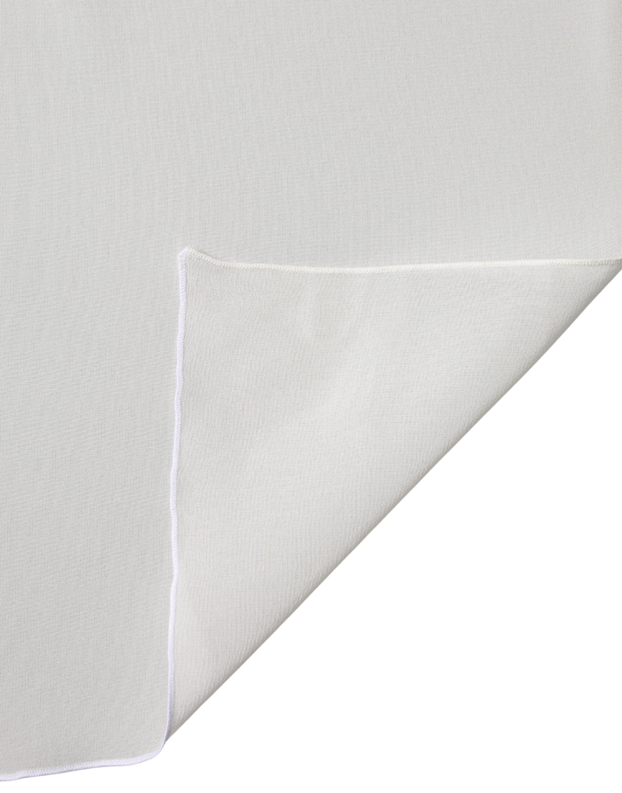 Dolce & Gabbana Off White Seidenschal Schal Stola 200cm x 64cm Tuch