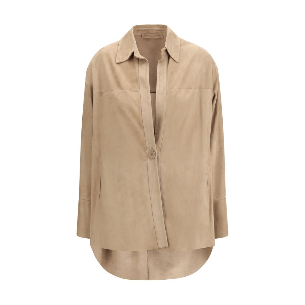 Salvatore Santoro Beige Lamm Ovis Aries Aries Hemd