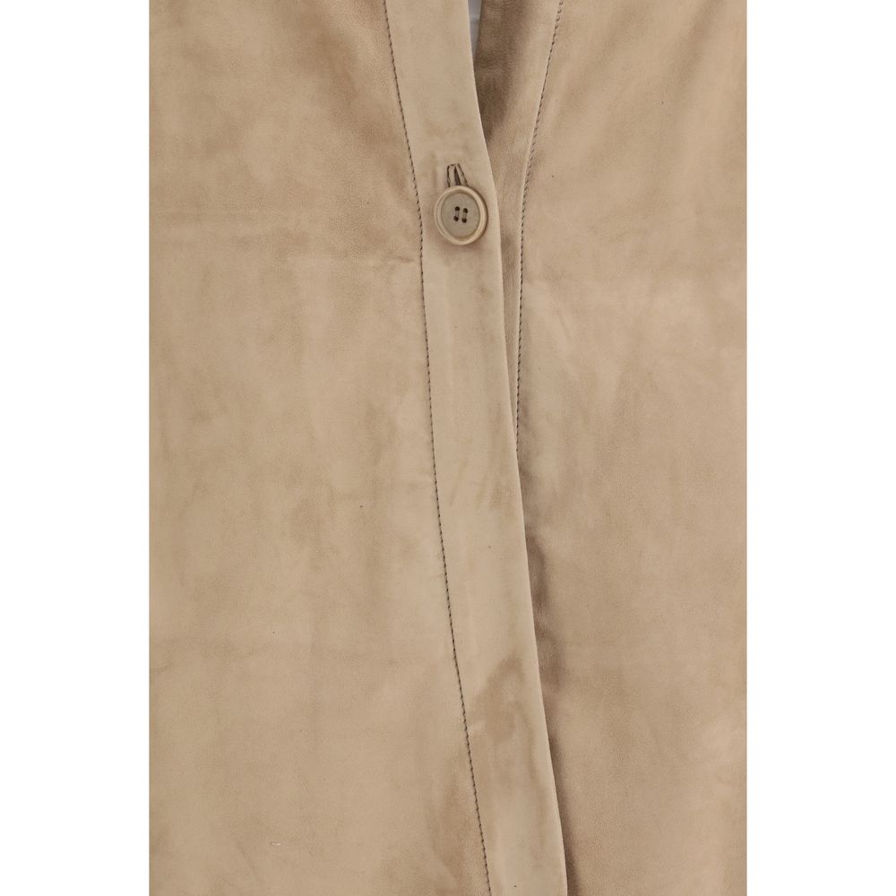 Salvatore Santoro Beige Lamm Ovis Aries Aries Hemd