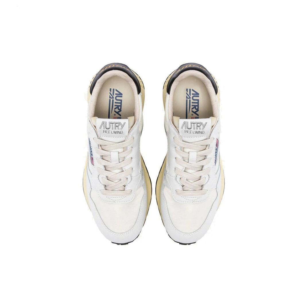 Autry Weiße Stoff-Sneaker im Athletic-Look