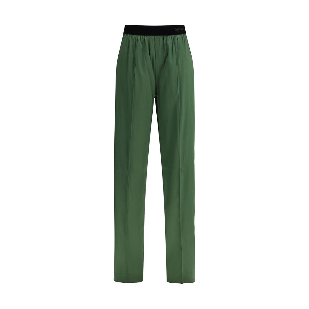 Tom Ford Zweifarbige Seiden-Freizeithose