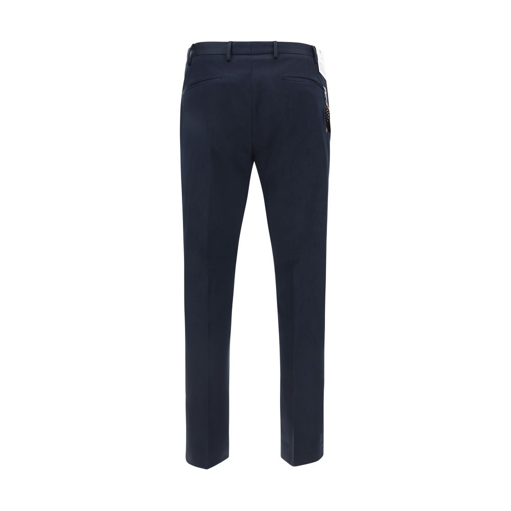 PT Torino Blaue Baumwoll-Freizeithose