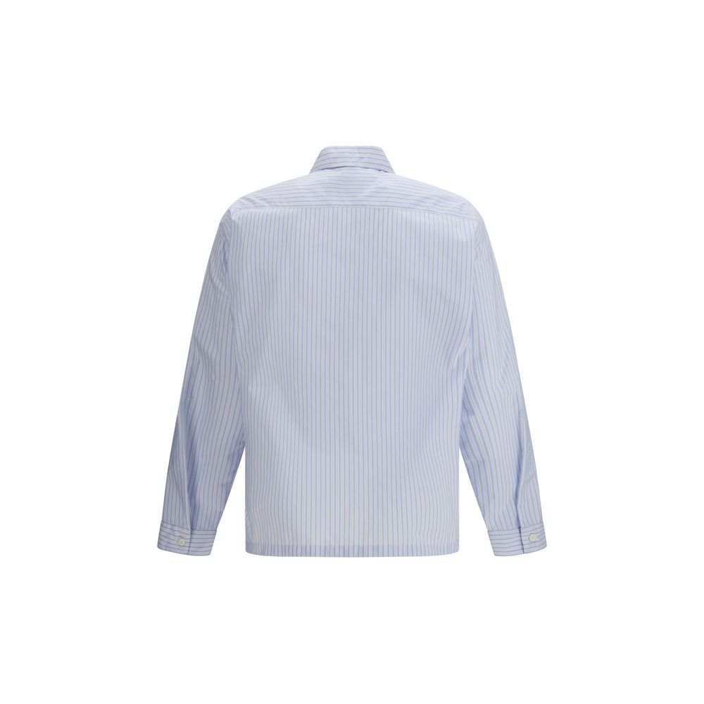 Prada Blaues Hemd aus Polyamid mit Muster