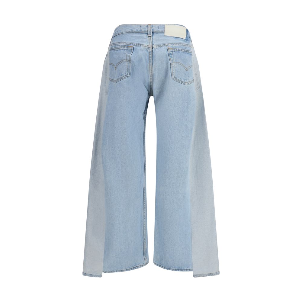 E.L.V. DENIM Blaue Baumwolljeans Denim