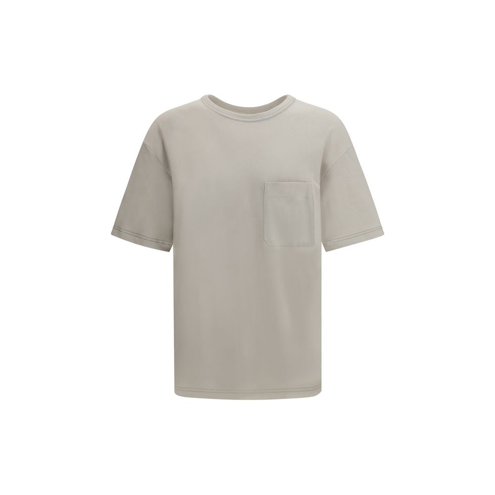 Lemaire Beiges Baumwoll-T-Shirt