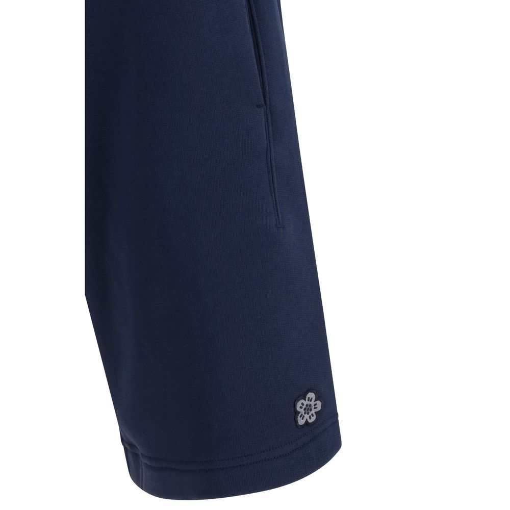 Kenzo Blaue Baumwoll-Bermudashorts