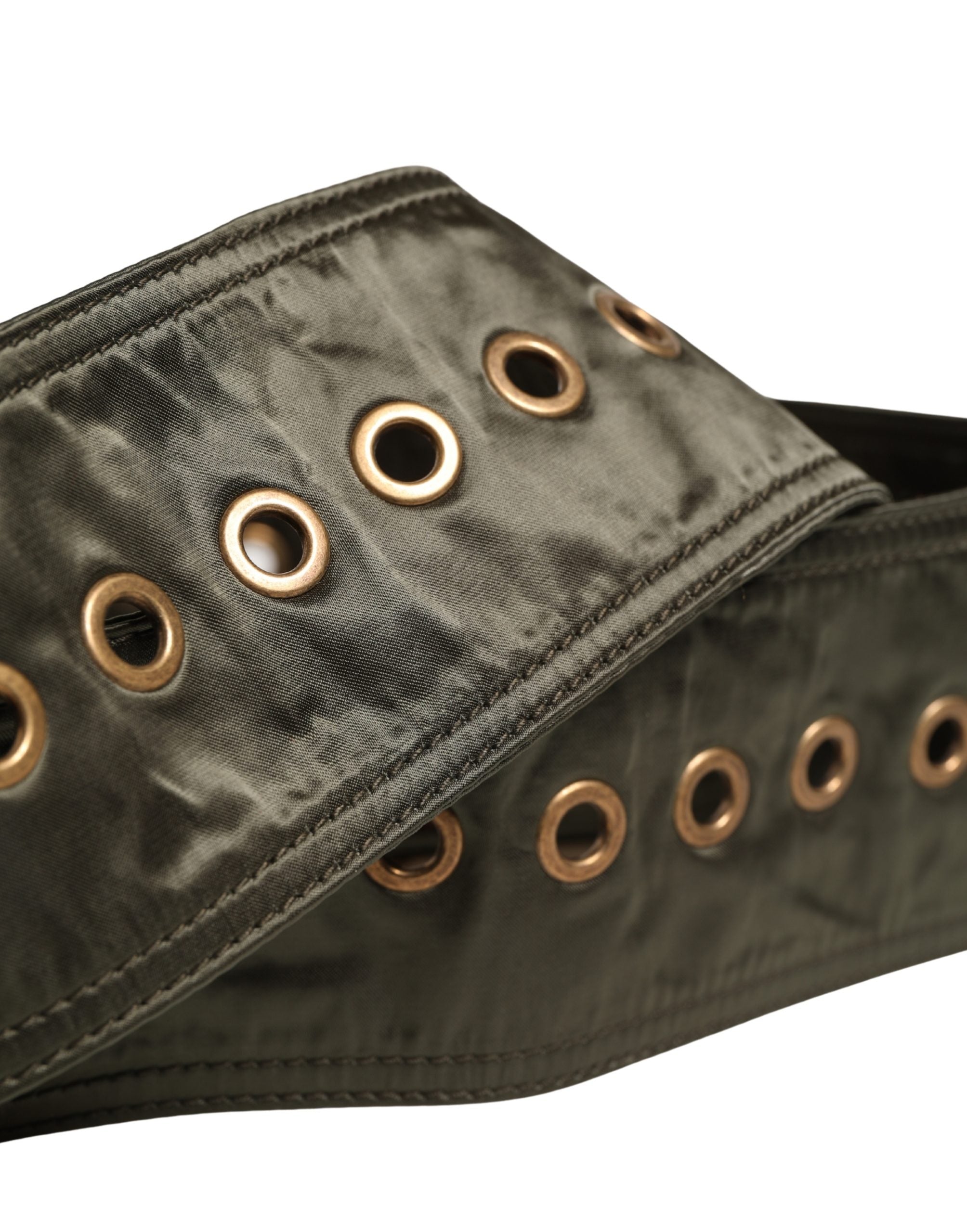 Dolce & Gabbana Herrenschließe aus schwarzem Leder mit DG-Metallschließe