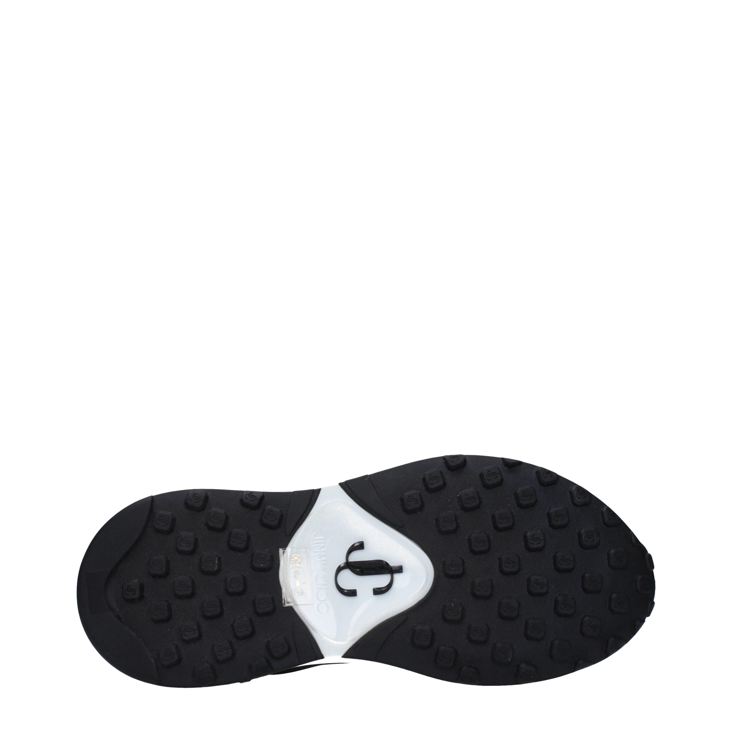 Jimmy Choo Schwarze Stoff-Sneaker