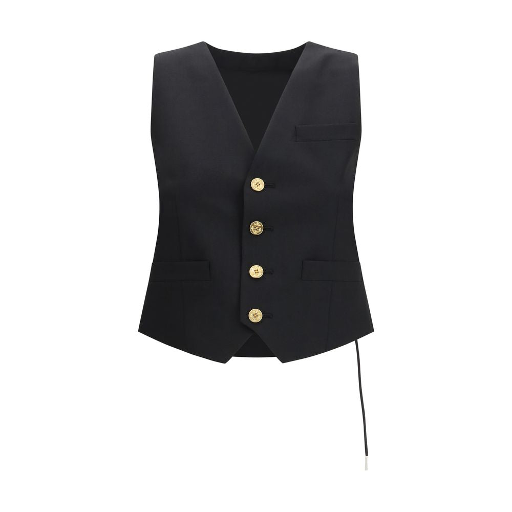 Sacai Schwarze Weste aus Polyester