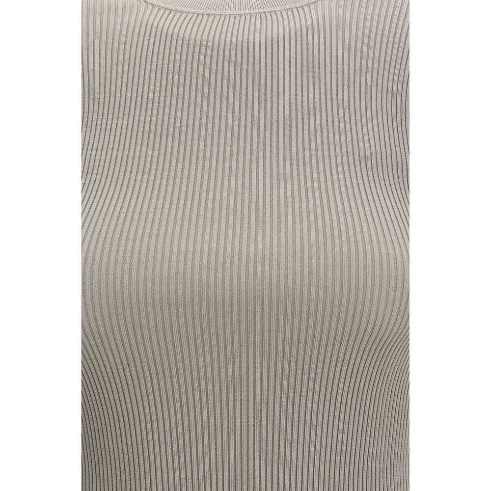 RIER Beiges Seiden-T-Shirt
