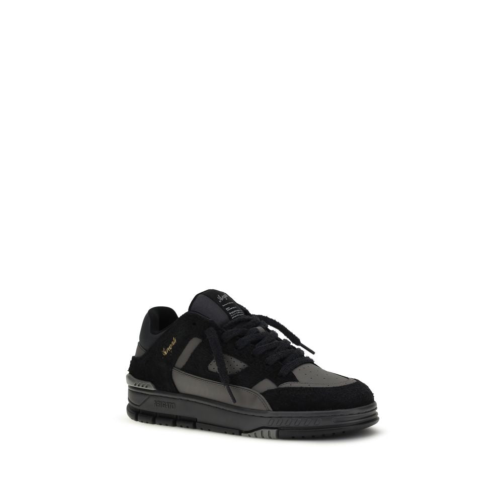 Axel Arigato Schwarze Bos Taurus Kalbsleder Sneaker