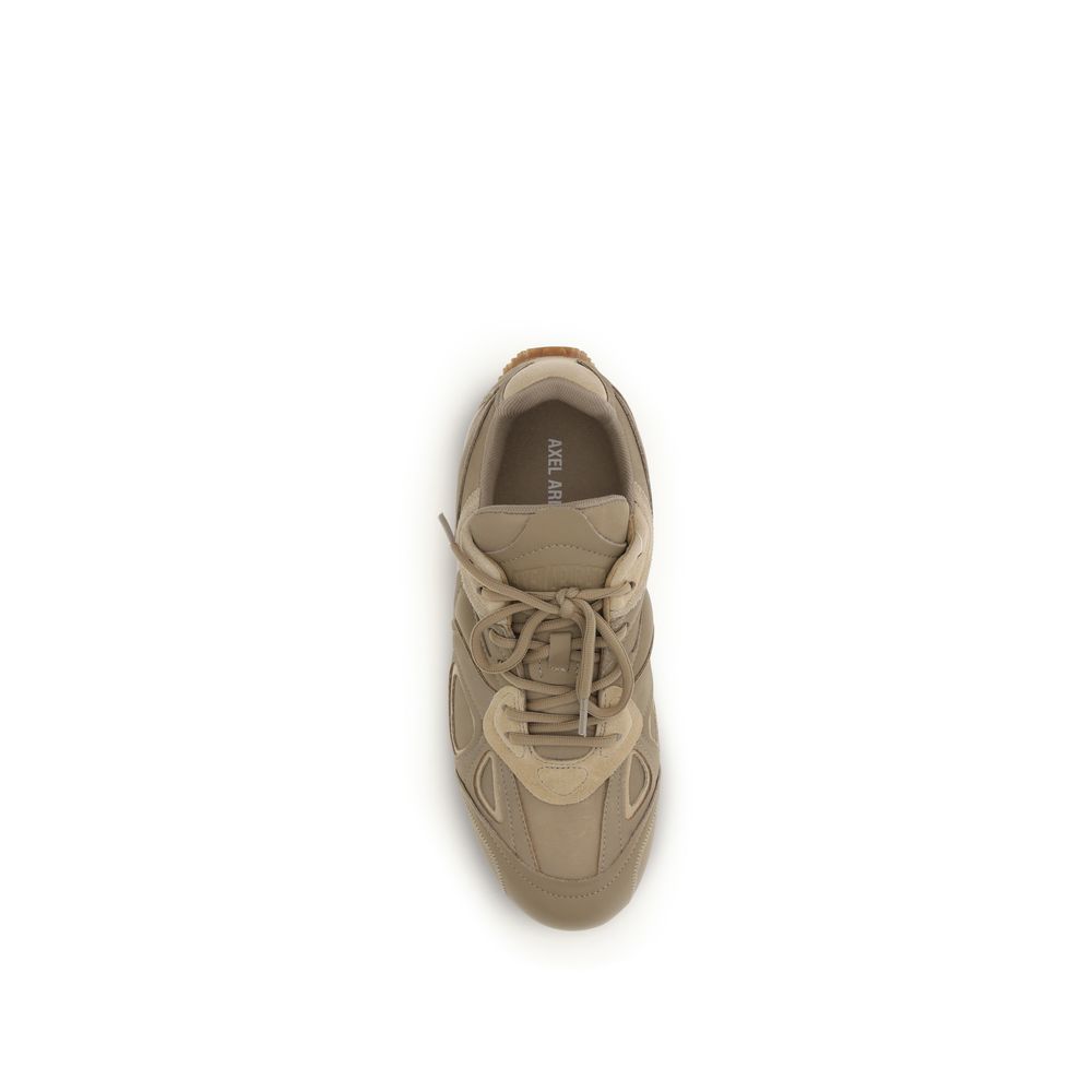 Axel Arigato Braune Kalbsleder Bos Taurus Low Top Sneaker