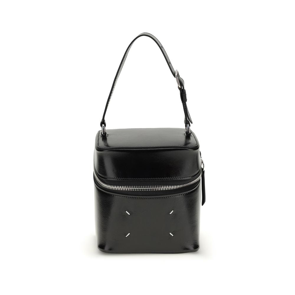Maison Margiela Schwarze Kalbsleder Bos Taurus Bucket Bag