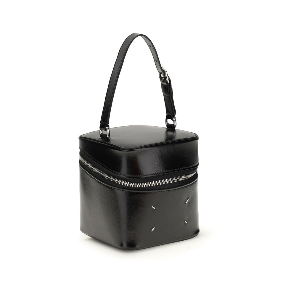 Maison Margiela Schwarze Kalbsleder Bos Taurus Bucket Bag