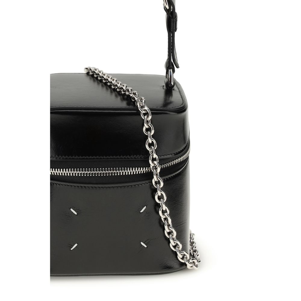 Maison Margiela Schwarze Kalbsleder Bos Taurus Bucket Bag