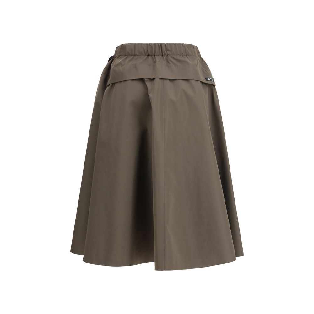 Prada Midirock aus recyceltem Polyester in Bicolor