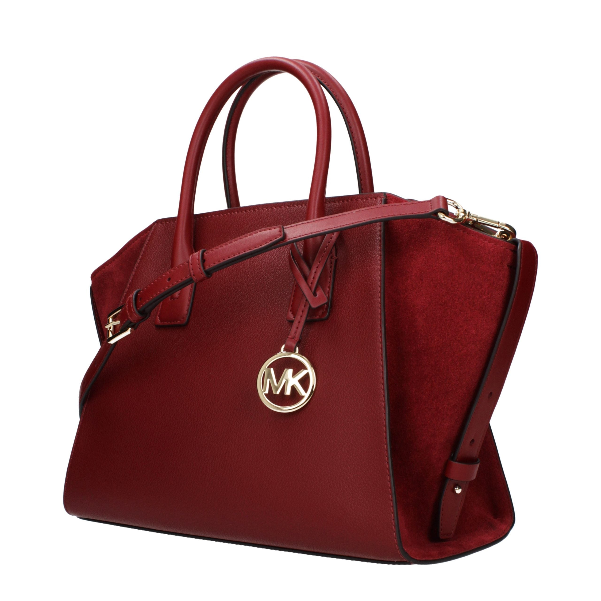 Michael Kors Rote Lederhandtasche