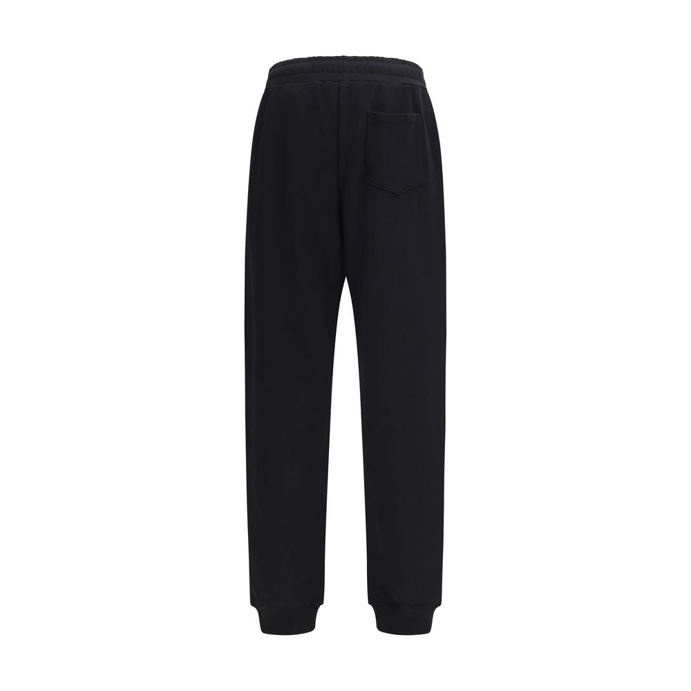 Moschino Schwarze Baumwoll-Freizeithose
