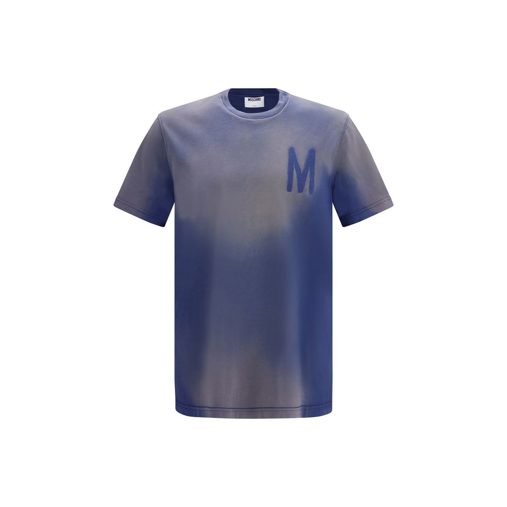 Moschino Blaues Baumwoll-T-Shirt