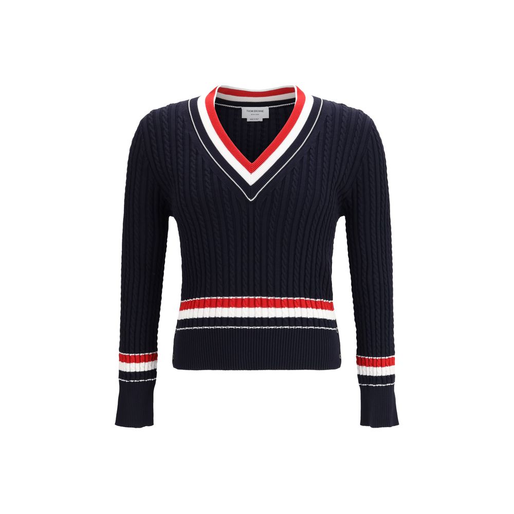 Thom Browne Blauer Baumwoll-Sweatshirt