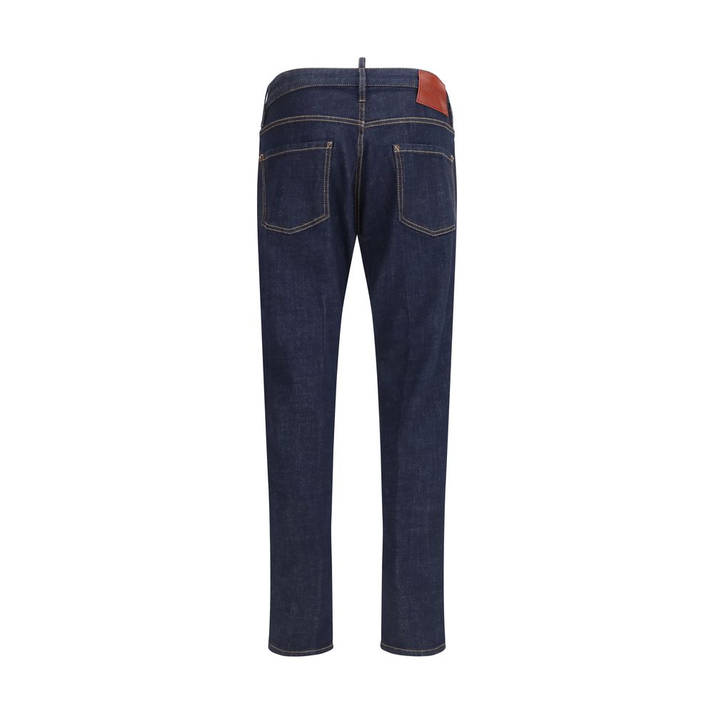 Dsquared² Blaue Baumwolljeans Denim