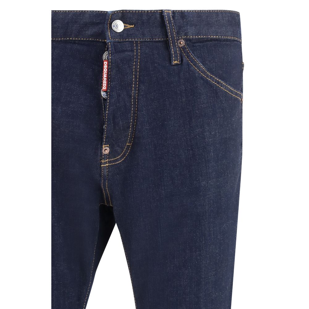 Dsquared² Blaue Baumwolljeans Denim