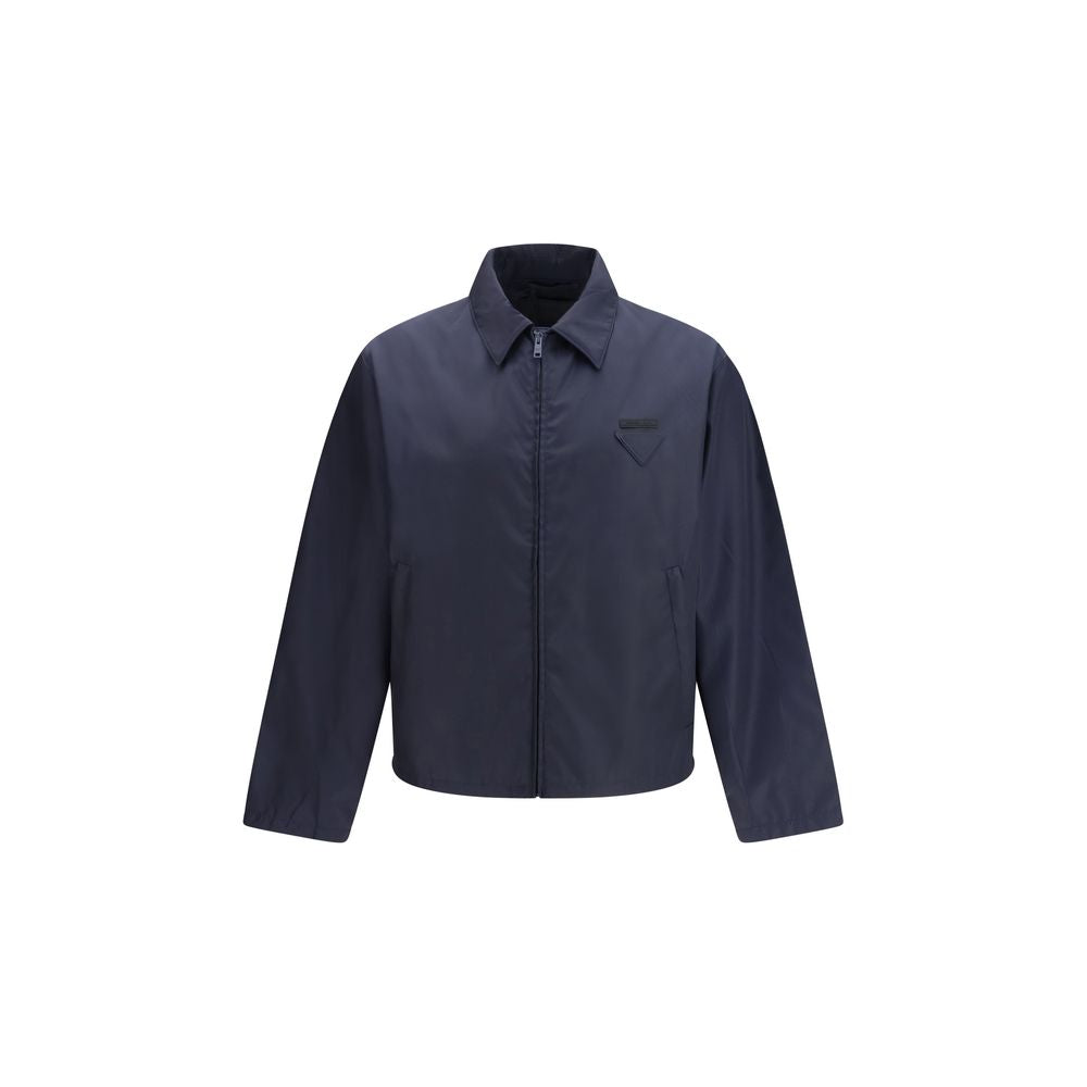 Prada Blaue Jacke aus Nylon