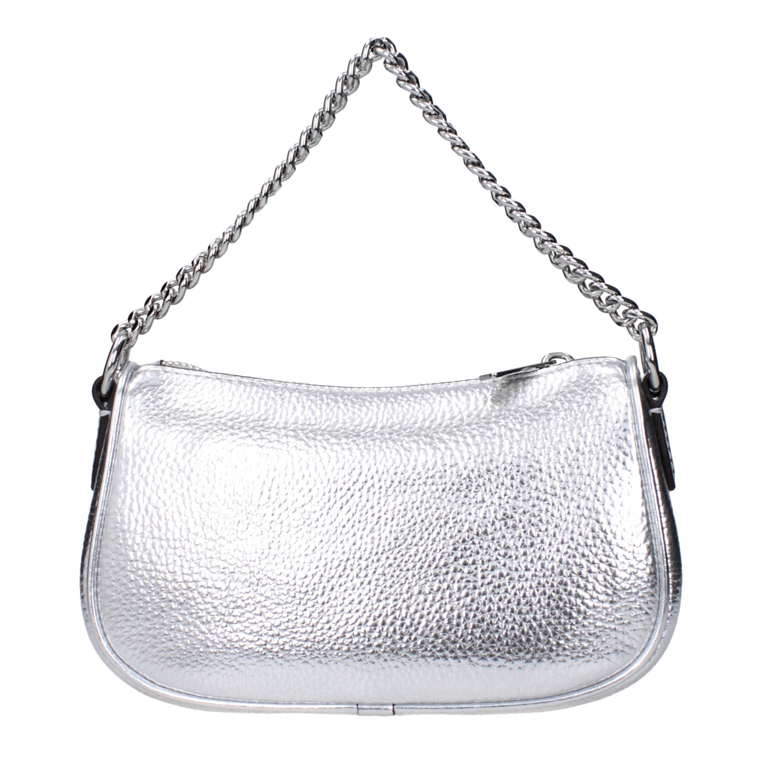 Michael Kors Graue Lederhandtasche