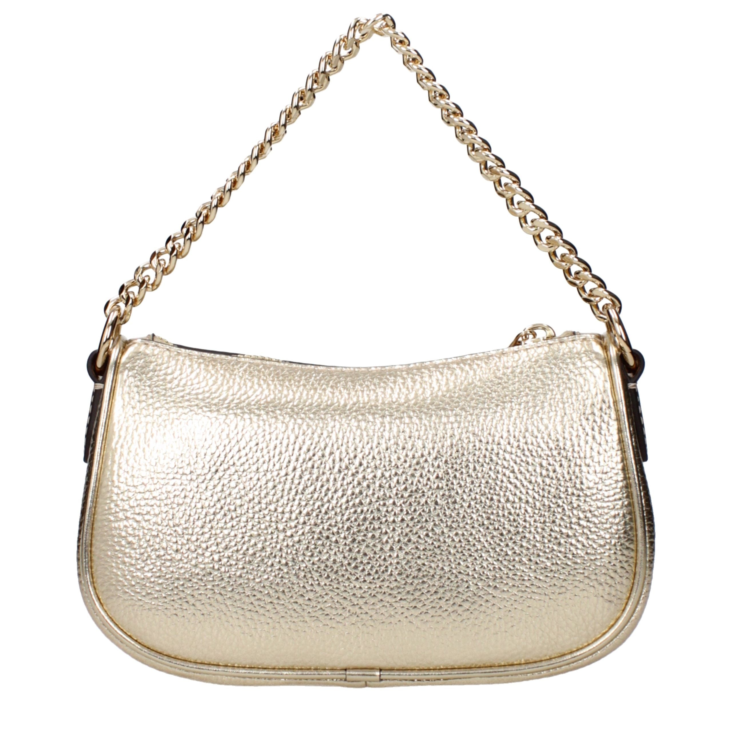Michael Kors Goldfarbene Lederhandtasche
