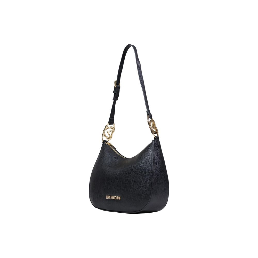 Love Moschino Schwarze Handtasche aus Polyethylen