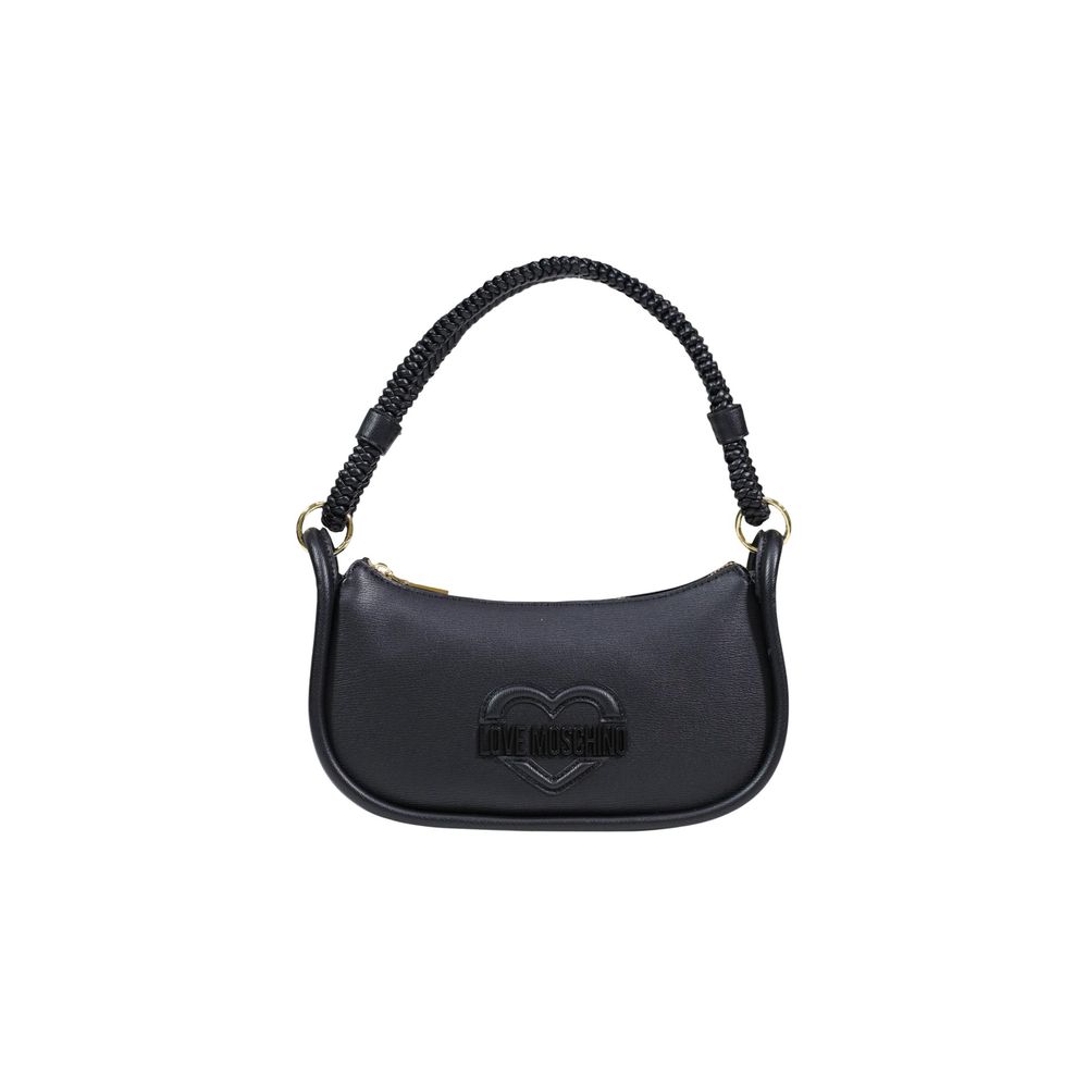 Love Moschino Schwarze Handtasche aus Polyethylen