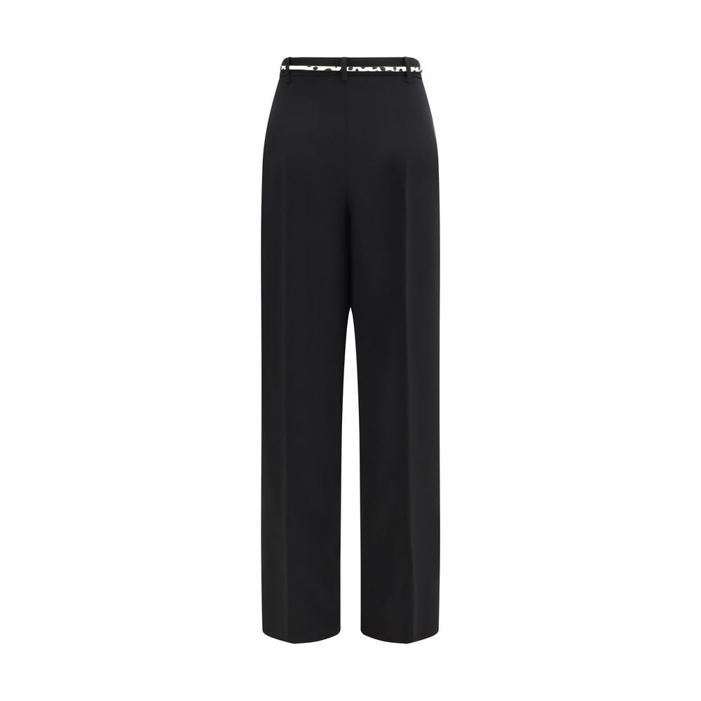 Max Mara Schwarze Triacetat-Anzughose
