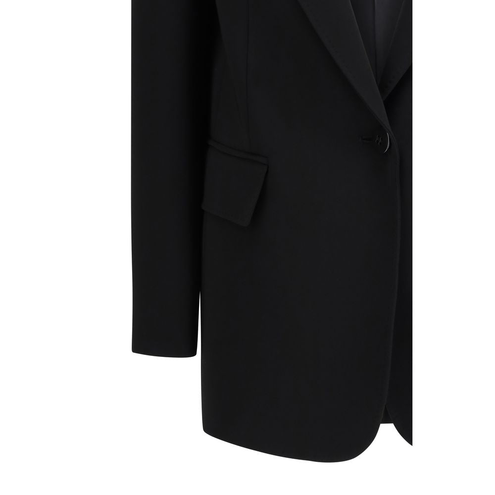 Max Mara Schwarzer Triacetat-Blazer