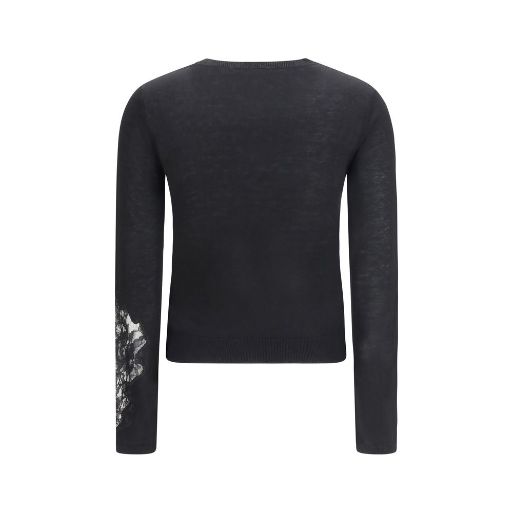 Max Mara Schwarzer Seiden-Sweatshirt
