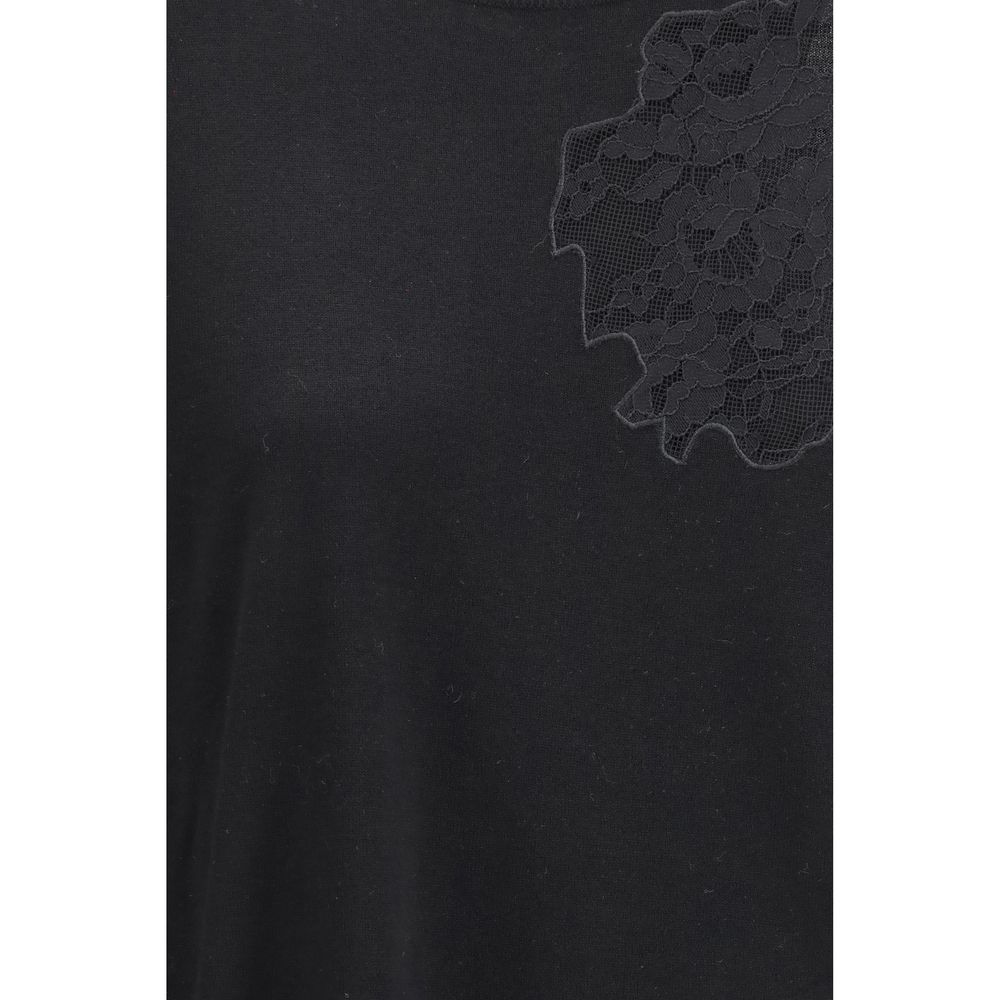 Max Mara Schwarzer Seiden-Sweatshirt