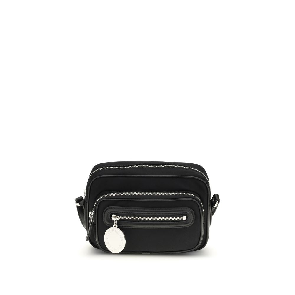 Stella McCartney Schwarze Schultertasche aus Polyamid