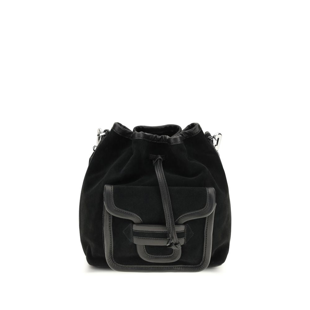 Pierre Hardy Schwarze Kalbsleder Bos Taurus Bucket Bag